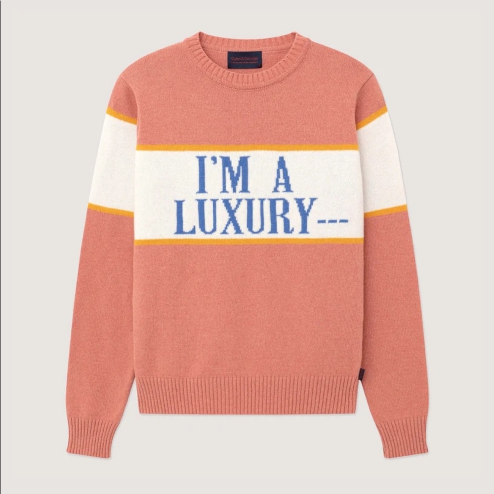 Rowing Blazers Princess Diana Sweater. SMALL.